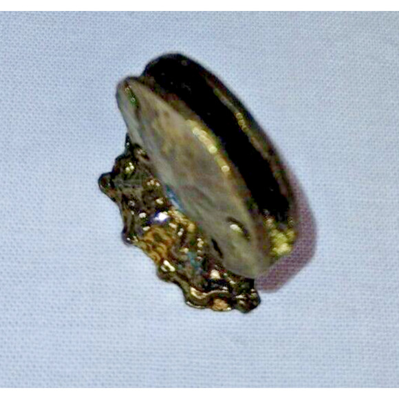 Metzke Antiqued Pewter - Seashell Design 4 Napkin Rings and 4 Place Card Holders - Picture 8 of 9